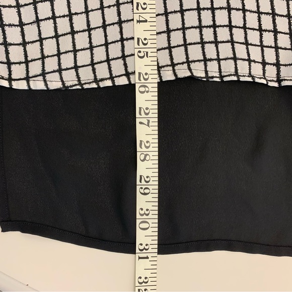 Halogen Blouse Black & White Lg - Picture 10 of 11